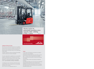 Carrelli elevatori frontali elettrici Linde E 20 EX PL