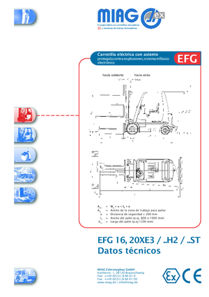 Ex - Carrelli elevatori antideflagranti Miag EFG 20 XE 3