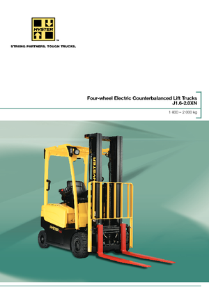 Carrelli elevatori frontali elettrici Hyster J1.6XN (MWB)