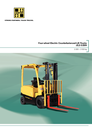 Carrelli elevatori frontali elettrici Hyster J3.0XN