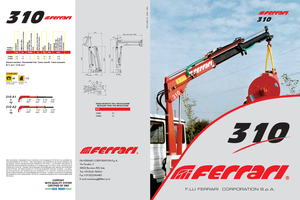 Gru per autocarro elettriche Ferrari® 310 A1 E 