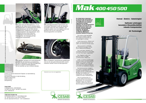 Carrelli elevatori frontali elettrici Cesab MAK 500 AC