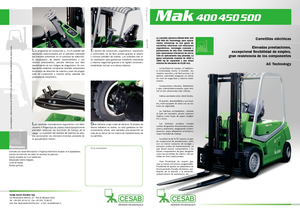 Carrelli elevatori frontali elettrici Cesab MAK 450 AC