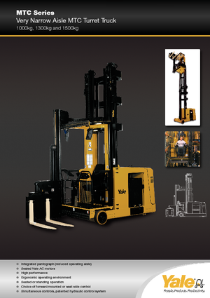 Caricatori laterali elettrici Yale MTC15 SWB