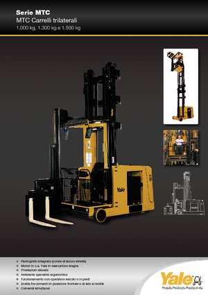 Caricatori laterali elettrici Yale MTC13