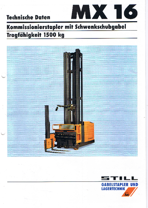 Caricatori laterali elettrici Still-Wagner MX 16