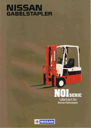 Carrelli elevatori frontali elettrici Nissan N 01 L 15 U