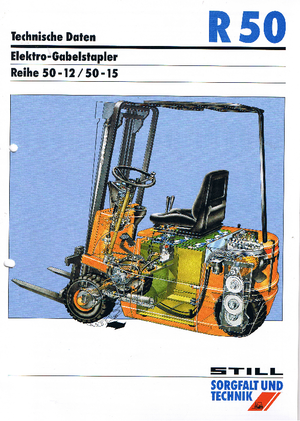 Carrelli elevatori frontali elettrici Still R 50-15