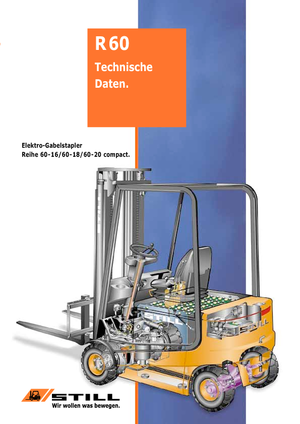 Carrelli elevatori frontali elettrici Still R 60-20 C