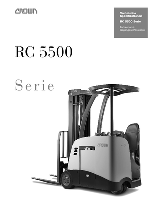 Carrelli elevatori frontali elettrici Crown RC 5535 1.5