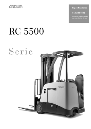 Carrelli elevatori frontali elettrici Crown RC 5540 1.8