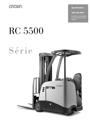 Carrelli elevatori frontali elettrici Crown RC 5540 1.8