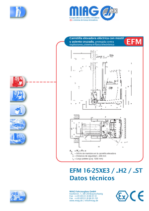 Carrelli elevatori elettrici antideflagranti Miag EFM 20 XE 3