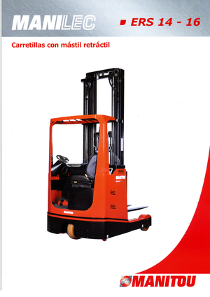 Carrelli elevatori retrattili elettrici Manitou ERS 14