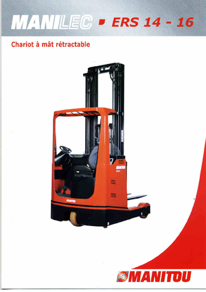 Carrelli elevatori retrattili elettrici Manitou ERS 14