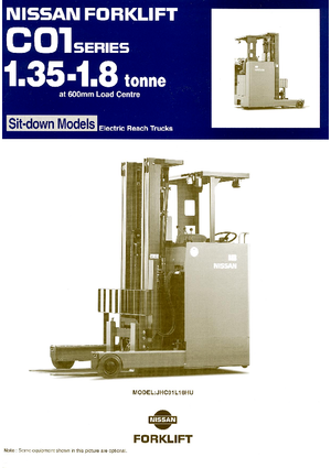 Carrelli elevatori retrattili elettrici Nissan JHC 01 L 18 HU