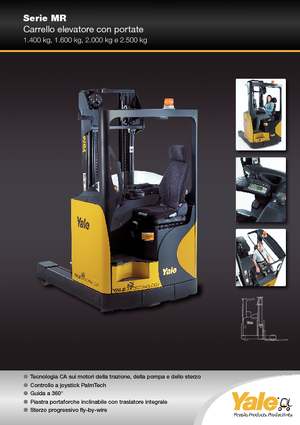 Carrelli elevatori elettrici antideflagranti Yale MR 20 HD-Ex