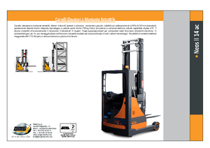 Carrelli elevatori retrattili elettrici OMG Neos II 14 AC 