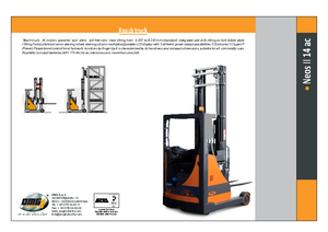Carrelli elevatori retrattili elettrici OMG Neos II 14 AC 