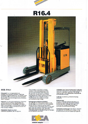 Carrelli elevatori retrattili elettrici Deca R 16.4