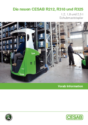 Carrelli elevatori retrattili elettrici Cesab R 212