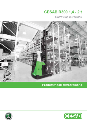 Carrelli elevatori retrattili elettrici Cesab R 320