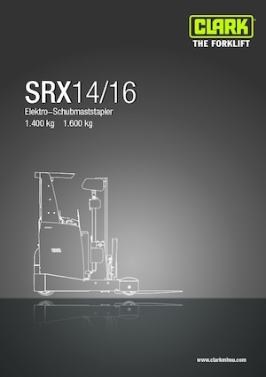 Carrelli elevatori retrattili elettrici Clark SRX 16