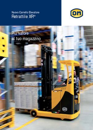 Carrelli elevatori retrattili elettrici OM XR 14 ac