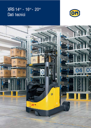 Carrelli elevatori retrattili elettrici OM XRS 14