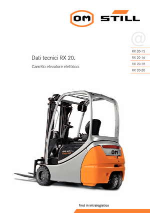 Carrelli elevatori frontali elettrici Still RX 20-20 P