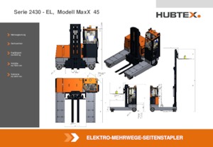 Caricatori laterali elettrici Hubtex MaxX 45 EL