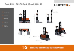Caricatori laterali elettrici Hubtex MSU 20 EL1