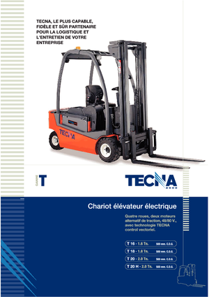 Carrelli elevatori frontali elettrici Tecna T 18