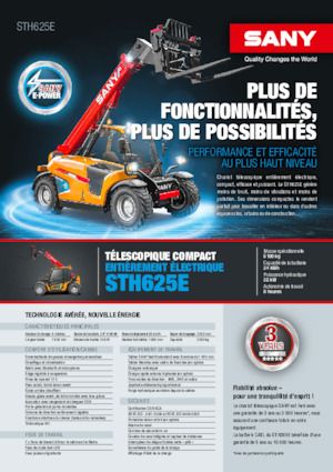 Piattaforme telescopiche elettriche Sany STH625e