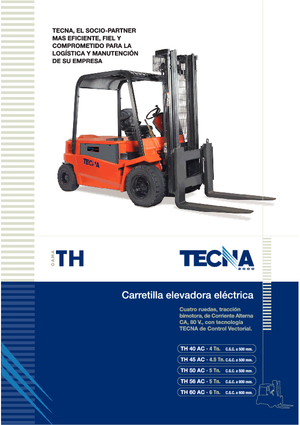 Carrelli elevatori frontali elettrici Tecna TH 56