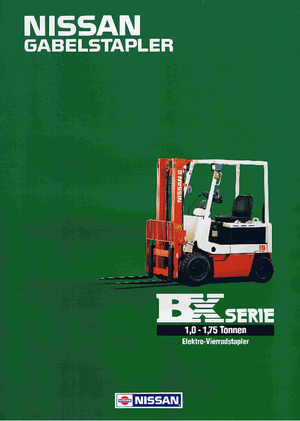 Carrelli elevatori frontali elettrici Nissan UM 01 L 15 U