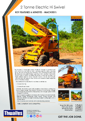 Dumper elettrici Thwaites MACH3071