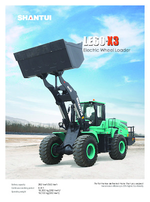 Pale gommate elettriche Shantui LE60-X3