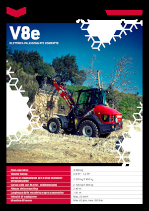 Pale gommate elettriche Yanmar V 8e