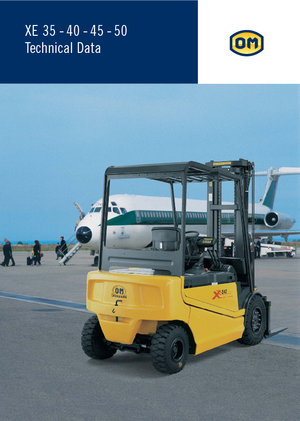 Carrelli elevatori frontali elettrici OM XE 35