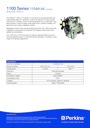 Motori Perkins 1104A-44