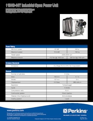 Motori Perkins 1104C-44T