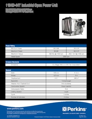 Motori Perkins 1104D-44T