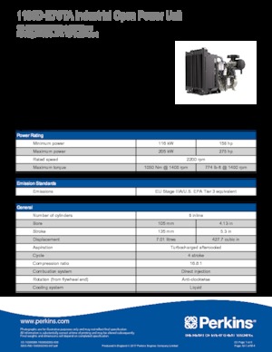 Motori Perkins 1106D-E70TA