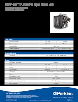 Motori Perkins 1204F-E44TTA