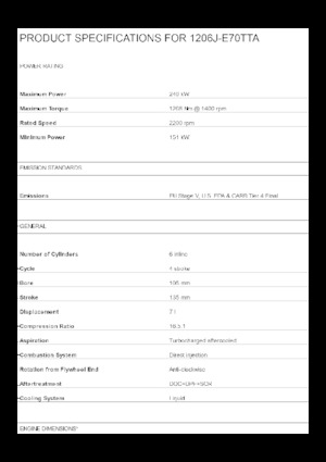 Motori Perkins 1206J-E70TTA