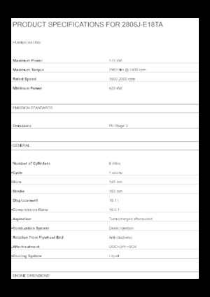 Motori Perkins 2806J-E18TA