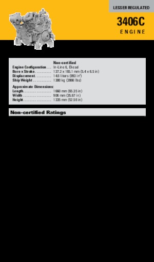 Motori Caterpillar 3406C