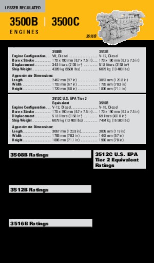 Motori Caterpillar 3512B