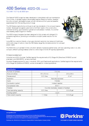 Motori Perkins 402D-05